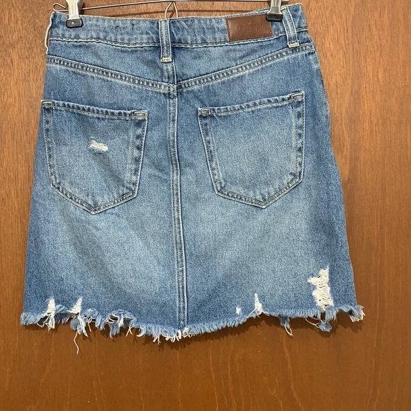 High rise denim skirt - Picture 2 of 3